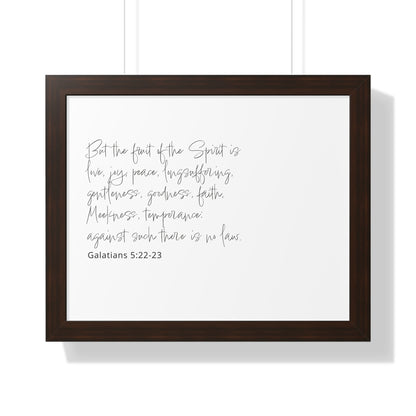 Galatians 5:22-23 Christian Wall Art | Bible Verse Artwork