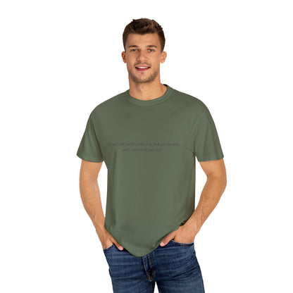 Mark 8:36 Christian T-Shirt for Men | Inspirational Bible Verse Shirt