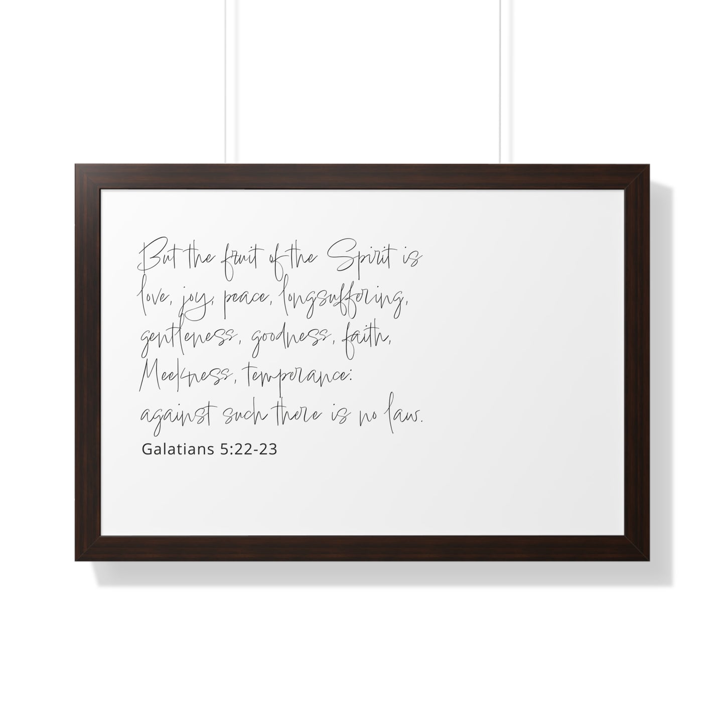 Galatians 5:22-23 Christian Wall Art | Bible Verse Artwork