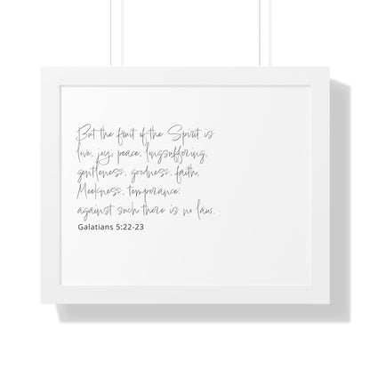 Galatians 5:22-23 Christian Wall Art | Bible Verse Artwork