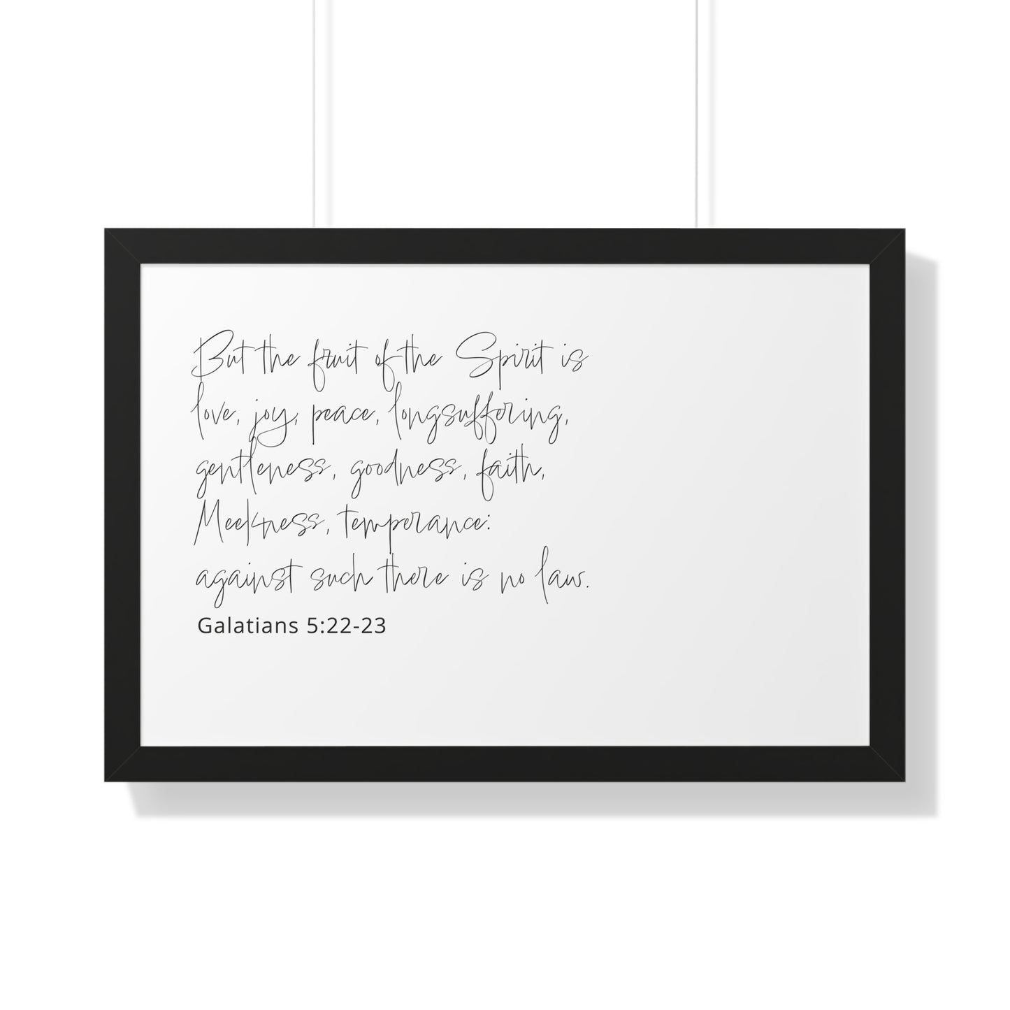 Galatians 5:22-23 Christian Wall Art | Bible Verse Artwork