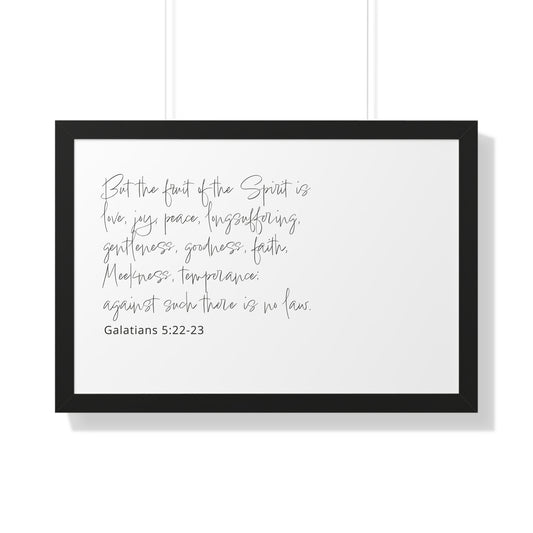 Galatians 5:22-23 Christian Wall Art | Bible Verse Artwork