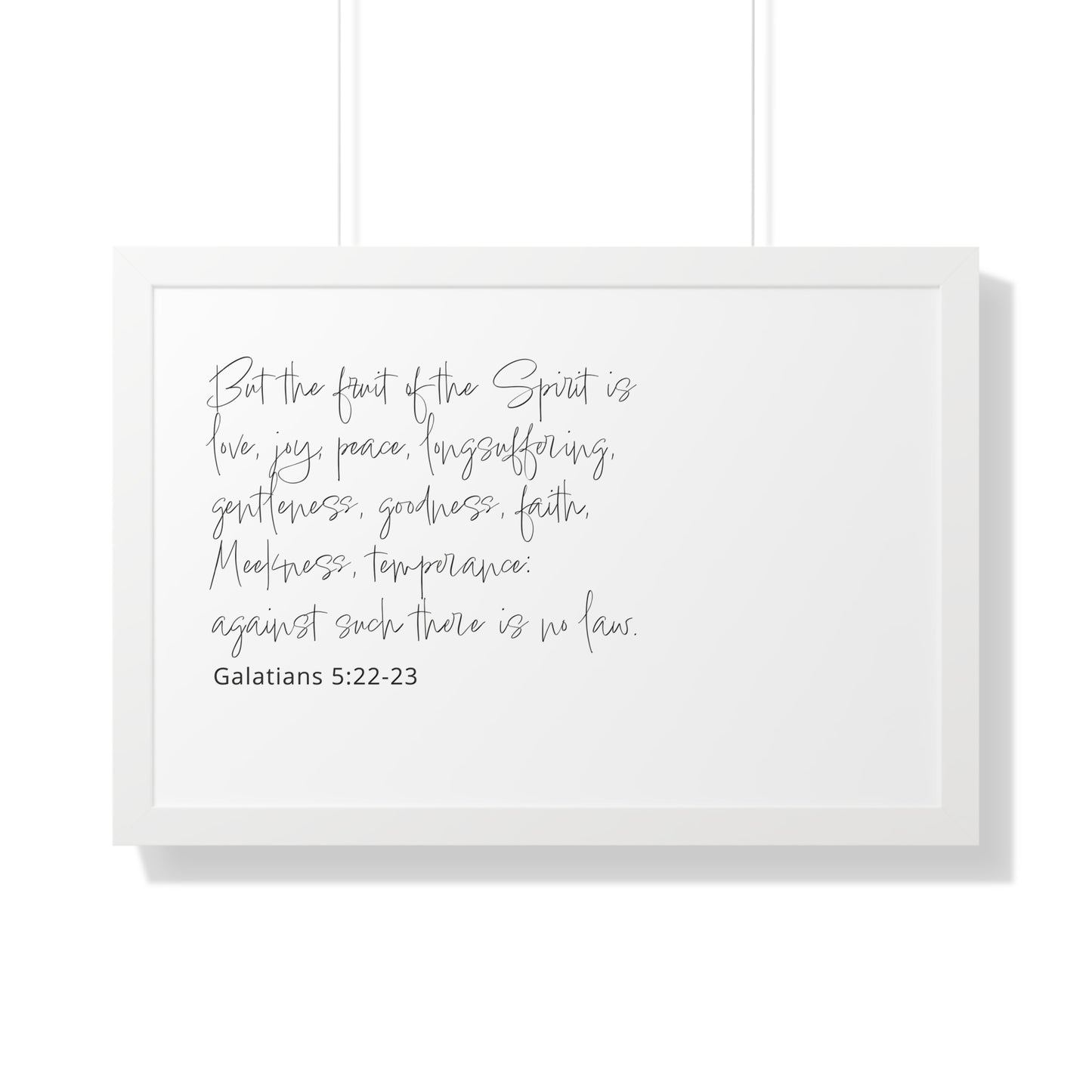 Galatians 5:22-23 Christian Wall Art | Bible Verse Artwork